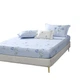 Простирадло на резинці Mercury Home Textile зі 100% бавовни, клас А, наматрацник, 180×200 см - зображення 2