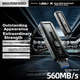 Флеш-накопитель MOVE SPEED 256 ГБ с двойным интерфейсом USB 3.2/Type-C, высокоскоростной накопитель для мобильных телефонов, портативный твердотельный накопитель большой емкости, скорость чтения 560 МБ/с Wild05 - изображение 4