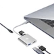 Хаб Jingzao 4 в 1 Type-C с HDMI, USB 3.0 и PD для MacBook - изображение 2