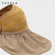 Панама жіноча YUYULA літня з широкими полями та УФ-захистом, чорна - зображення 7