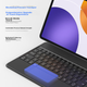Клавіатура-чохол COOLSTART для Xiaomi Pad 7S Pro 12.5 дюйма з тачпадом, чорна - зображення 6