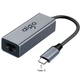 Адаптер Aigo R02P Type-C — RJ45 гигабитный с питанием PD 100 Вт, металлический корпус, для ноутбука, телефона и планшета - изображение 7