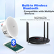 Колонка SAST RR808 беспроводная Bluetooth настенная 60 Вт с экраном 6 дюймов для фоновой музыки и оповещения - изображение 5
