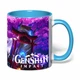 Чашка з друком "Genshin Impact/Геншин Імпакт" №5 (колір блакитний) (45960) - зображення 2