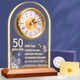 Подарочные часы на 50 лет свадьбы – юбилейная «золотая свадьба», элегантный сувенир для пара или родителей - изображение 1