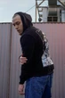 Мужской легкий худи с принтом Sunset Goons дівчина з мінометом гелікоптер, Черный Размер S (SGPETLH727) - изображение 12