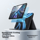 Чохол Shanmo для Xiaomi Pad 8 та Pad 8 Pro 11.2 дюйма силіконовий протиударний з поворотом на 360 градусів, синій - зображення 9
