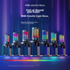 Микрофон FIFINE, USB, для компьютера, игр, прямых трансляций и записи, с RGB-подсветкой, шумоподавлением для мобильного видео, профессиональный микрофон для ноутбука и настольного компьютера, формат A6, белый. - изображение 6