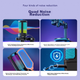 Микрофон FIFINE, USB, для компьютера, игр, прямых трансляций и записи, с RGB-подсветкой, шумоподавлением для мобильного видео, профессиональный микрофон для ноутбука и настольного компьютера, формат A6, белый. - изображение 9
