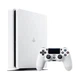 Консоль Sony PlayStation 4 SLIM 500GB White обслуженая + Геймпад беспроводной DualShock 4 + гарантия Б/У - изображение 1