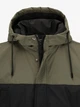 Куртка однотонна чоловіча GENUA G01210-0029 6XL Хакі з чорним shop (2000999637919) - изображение 3
