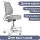 Дитяче крісло Evo-Kids Mio Ergo Lite Grey (арт.Y-507 Lite G) - зображення 1