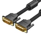 Кабель Vention EAEBG DVI-D 1.5 м Черный (6922794755185) - изображение 1