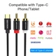 Кабель Vention BGDBG Type-C - RCA 1.5 м Чорний (6922794734739) - зображення 2