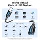 Кабель Vention CBOBD USB 3.2 0.5 м Черный (6922794799639) - изображение 9