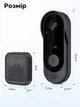 Видеозвонок WiFi дверной звонок с камерой видеодомофон в квартиру для дома Doorbell с приложением Tuya Smart Life умный домофон видео звонок на дверь беспроводной уличный с ночным видением - изображение 11