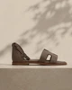 Босоніжки Hermès Santorini 36 тауп - изображение 3
