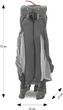 Ліжечко туристичне Milly Mally Mirage Dark Grey (5901761121902) - зображення 13