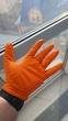 Перчатки нитриловые mediOk Diamond Grip размер 2XL 50 шт Оранжевые (4820261011708) - изображение 2