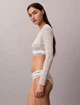 Женский укороченный лонгслив Calvin Klein со вшитыми чашечками 1159962391 (Бежевый M) - изображение 4
