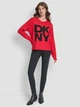 Женский свитер DKNY с логотипом 1160089935 (Красный XL) - изображение 3