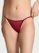 Комплект белья со стразами Victoria's Secret Pink бюстгальтер и трусики бикини 1161257611 (Красный 36A/M) - изображение 4