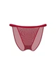 Комплект белья со стразами Victoria's Secret Pink бюстгальтер и трусики бикини 1161257611 (Красный 36A/M) - изображение 7