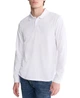 Мужской лонгслив-поло Calvin Klein 1159841756 (Белый XL) - изображение 2
