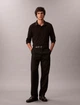 Мужской лонгслив-поло Calvin Klein 1159865163 (Черный M) - изображение 5