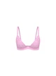 Комплект белья с пайетками Victoria's Secret Pink бюстгальтер и трусики тонг 1161149835 (Сиреневый L) - изображение 6