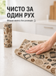 Рушнички кухонні відривні в рулоні з мікрофібри багаторазові серветки для кухні скла дзеркал меблів і техніки багаторазова ганчірка 25×25 см 20 шт Cofee коричневі - зображення 3