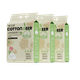 Хлопковые полотенца для лица Cotton Deer из чистого хлопка, мягкие, большие, толстые, одноразовые, 20x20 см, 100 листов, 3 упаковки. - изображение 1