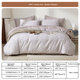 Комплект постельного белья BEYOND Home Textile из 4 предметов: пододеяльник и простыня из 100% хлопка для кровати 1,5 м, узор «янтарный». - изображение 1