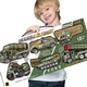 Набір машинок Wild Knight інженерна техніка та модель танка, для хлопчиків 1-6 років - зображення 3