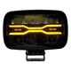 LED фари Light X 9" 90W Osram Дальнє світло DRL Поворот 10-32V IP69K компллект 2 шт - зображення 3