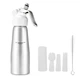 Сифон для збивання вершків Ecocoffeetools NP500 Silver нержавіюча сталь кремер 500 мл - зображення 4