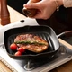 Сковорода Чугунная onlycook Steak Frying Pan Антипригарная для жарки стейков 23х21.6 см (100057252092) - изображение 6