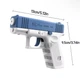 Іграшковий водяний пістолет Glock для дітей і дорослих без електроніки дальність до 10 м Синій - зображення 2