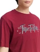Футболка Tom Tailor М0138932 (1047773) колір бордовий (М0138932 - 248848) - зображення 3