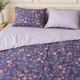 Простирадло без резинки Бязь Lavender Blossom 110*160 см Сірий - зображення 3