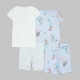 Набор детских пижам Carter's 2 футболки и 2 шортиков 1159854630 (Разные цвета 5T) на рост 105-112 см - изображение 2