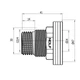 Врізка в бак з контргайкою NOLF NFC.450-08 - 3/4" (латунна) (NF3240) - зображення 3