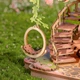 3D дерев'яний конструктор Будиночок на сакурі Rolife Sakura Tree House TGS-04 механічний пазл 535 деталей - изображение 8