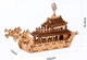 3D дерев'яний конструктор Драконовий човен Robotime Dragon Boat R-8003 122 деталей - изображение 5