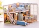 Румбокс Блакитні часи Інтер'єрний конструктор Roombox DIY House L-023 + купол - изображение 3