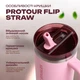 Термочашка Stanley The Quencher ProTour Flip Straw Tumbler 40 oz (1,182 л) Рожева - зображення 4