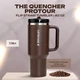 Термочашка Stanley The Quencher ProTour Flip Straw Tumbler 40 oz (1,182 л) Темно-коричневая - изображение 2