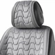 Комплект преміум накидок для сидінь BELTEX Chicago, grey. - изображение 7