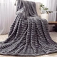 Плед шарпей Home Textiles Grey 200х230 см покривало з мікрофібри на ліжко диван сіре - зображення 1