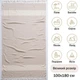 Большое полотенце пештемаль для бани сауны хамама Elmas Beige 100х180 см полотенца сауна хамам бежевое - изображение 2